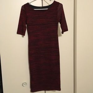 Red Sweater Dress. Perfect for the Holiday